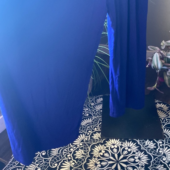 Ava & ViV purplish blue jumper with pockets adjustable straps - Picture 6 of 16